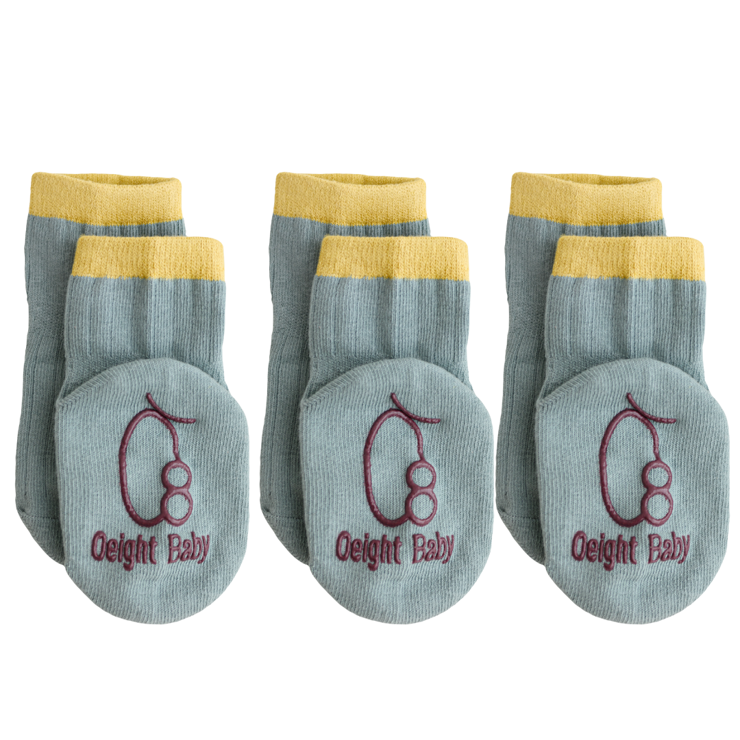 גרביים לתינוק שלישייה מונעת החלקה