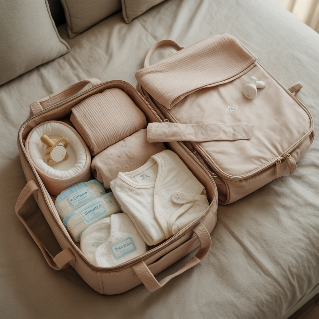 רשימת ציוד מלאה ללידה - חדר לידה + קניות ראשונות לתינוק