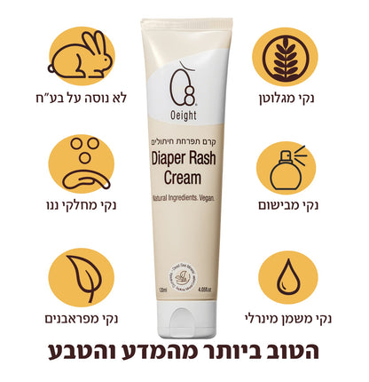 קרם החתלה לתינוק  נספג בקלות ואינו שומני
